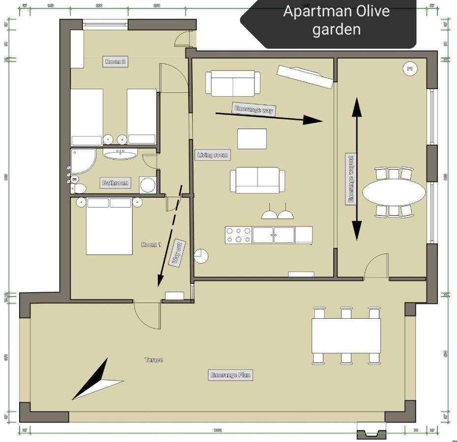 Apartment Olive Garden Vodnjan Ngoại thất bức ảnh